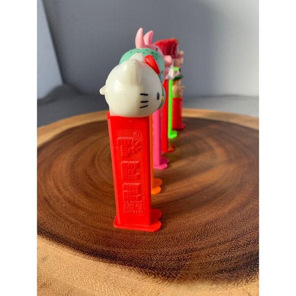 Set of 6 PEZ Candy Dispensers Featuring Hello Kitty Spongebob Piglet Paw Patrol - Picture 2 of 7